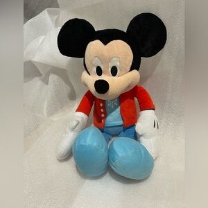 Disney Mickey Mouse Plush Toy - Red and Blue